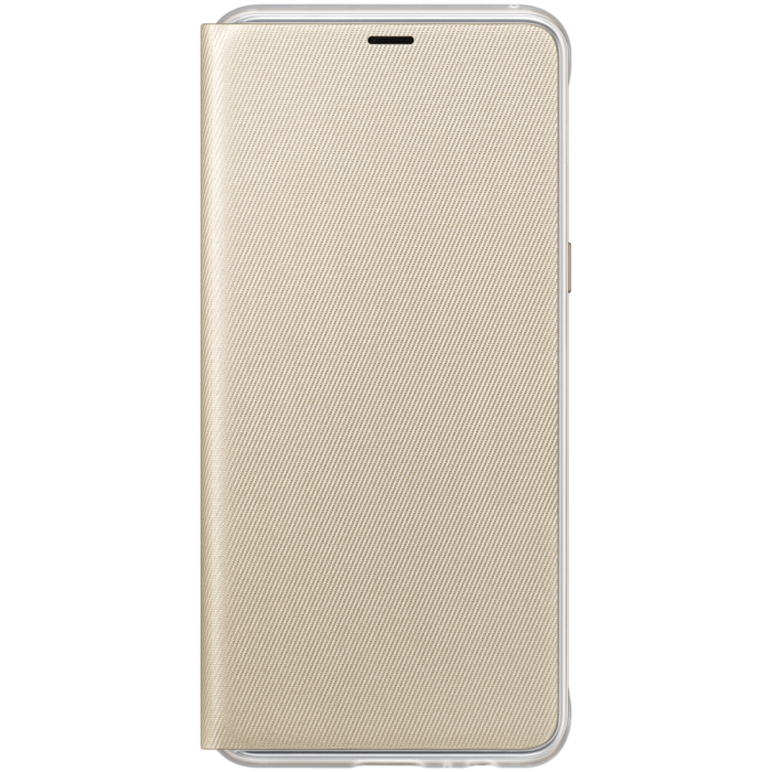 UTGATT4 - Samsung Galaxy A8 2018 Neon flip cover - Gold