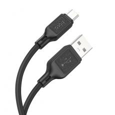 Hoco - HOCO USB Till MicroUSB 1m Kabel 2.4A X90 - Svart