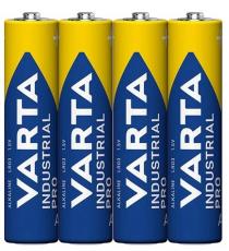 VARTA - Varta 4-st Alkaliskt Batteri R3 (AAA) Industrial Pro