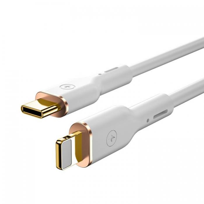 WIWU - WIWU USB-C till Lightning kabel 30W 1.2m YQ01 - Vit