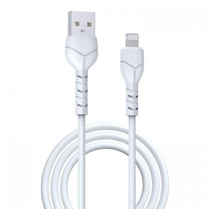 Devia - Devia USB Till Lightning Kabel 1m 2.1A Kintone EC143 - Vit