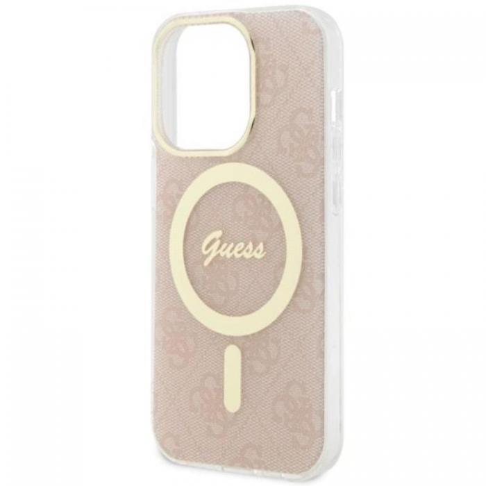 Guess - Guess iPhone 14 Pro Max Mobilskal MagSafe - Rosa