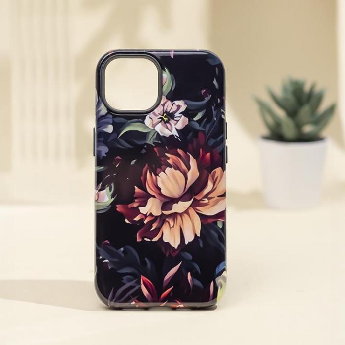 A-One Brand - iPhone 15 Pro Mobilskal Decor - Peony