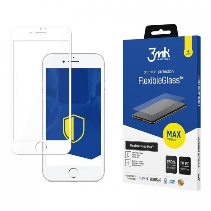 3MK - 3MK FlexibleGlass Hrdat Glas iPhone 7 / 8 Plus - Vit