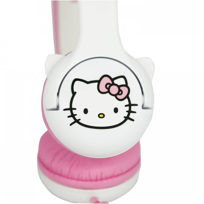 Hello Kitty - Hello Kitty On-Ear Hrlurar Med ron 85dB Trdbunden - Rosa