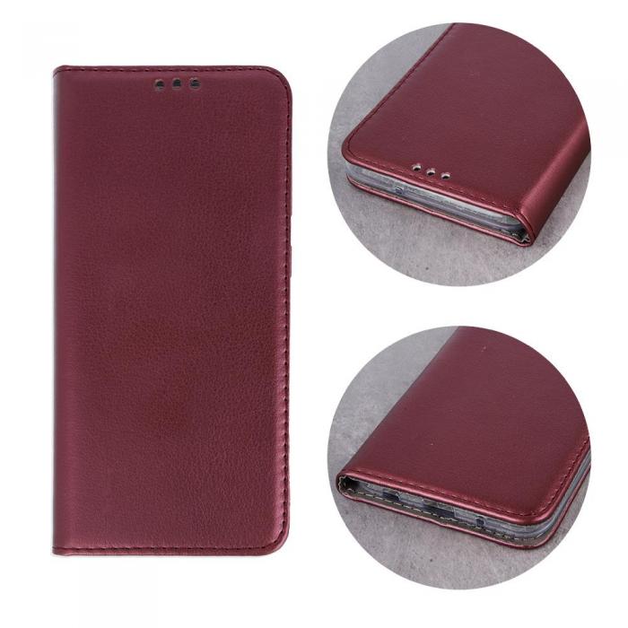 OEM - Magnetiskt fodral till iPhone 14 Smart Burgundy