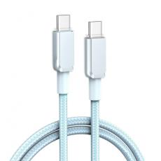 XO - XO USB-C Till USB-C 60W 0.35m Kabel PD NB-Q250B - Blå