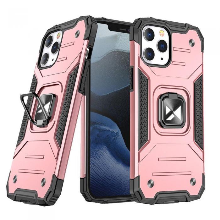 Wozinsky - Wozinsky Ring Kickstand Tough Skal iPhone 13 - Rosa Guld