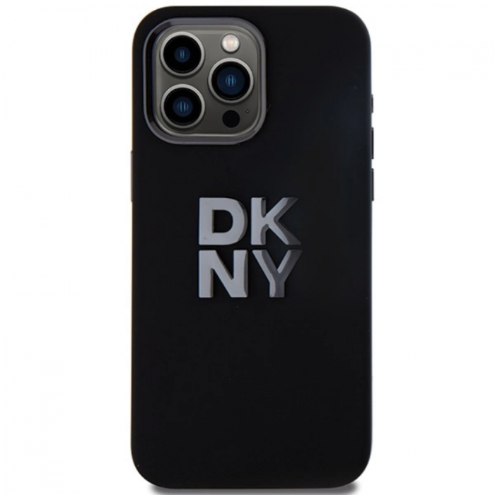 DKNY - DKNY iPhone 15 Pro Max Mobilskal Liquid Silikon Metal Logo