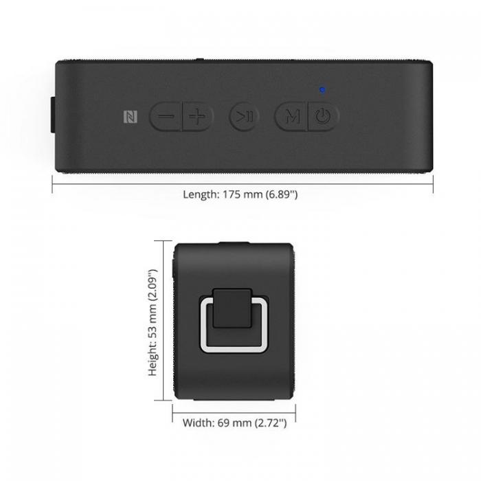 Tronsmart - Tronsmart Element T2 Plus 20W Bluetooth 5.0 Trdls Hgtalare - Svart