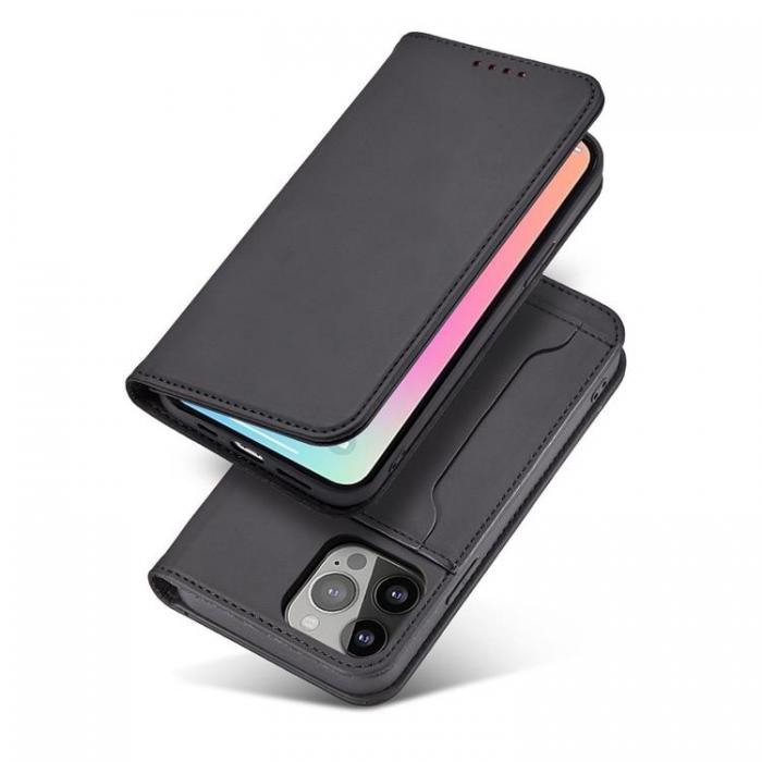 OEM - Galaxy A23 4G/5G Plnboksfodral Magnet Flip Kickstand - Svart