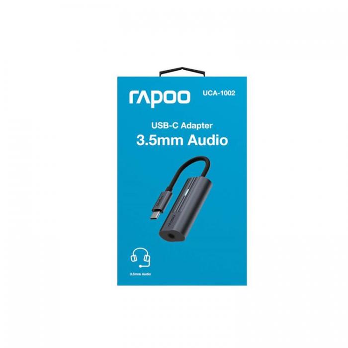 Rapoo - RAPOO Adapter UCA-1002 USB-C till 3.5 mm Ljud