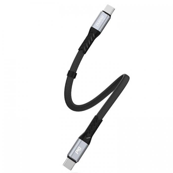 Dudao - Dudao USB USB-C till USB-C kabel PD 100W 0.23m - Svart