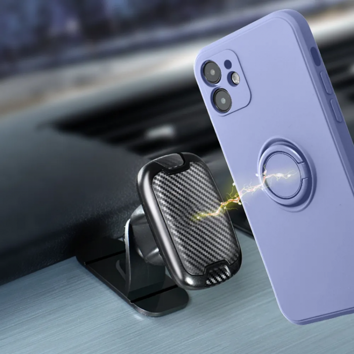 A-One Brand - Xiaomi Redmi Note 14 5G Mobilskal Silikon Ring - Violet