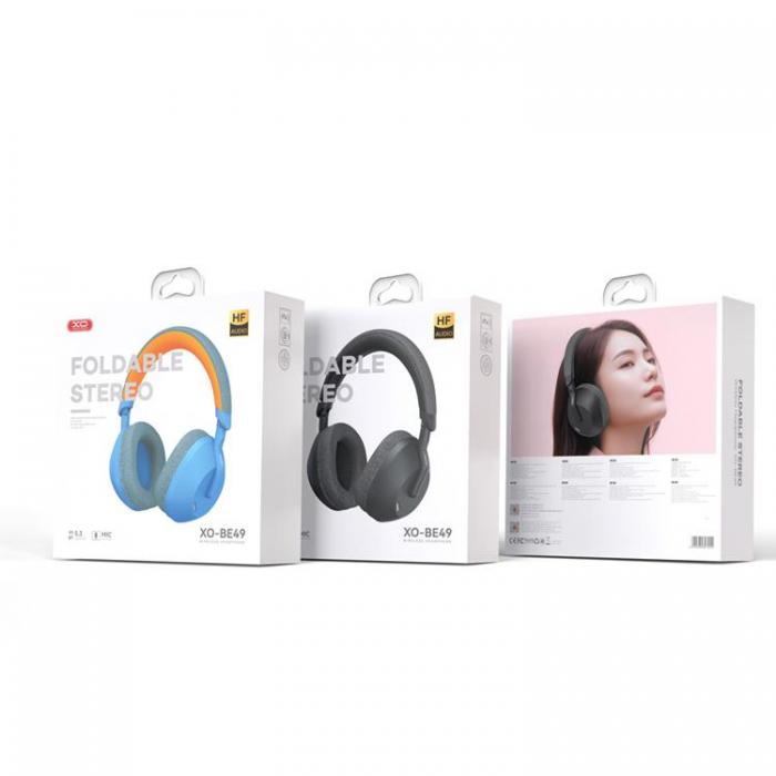 XO - XO Over-Ear Hrlurar Trdlsa Bluetooth BE49 - Svart