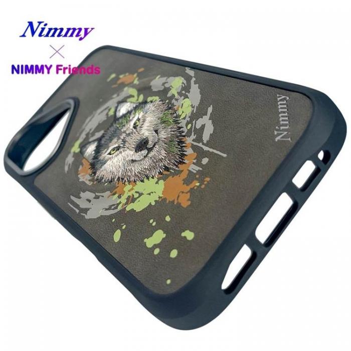 NIMMY - Nimmy iPhone 16 Mobilskal MagSafe Wolf - Mrkgr