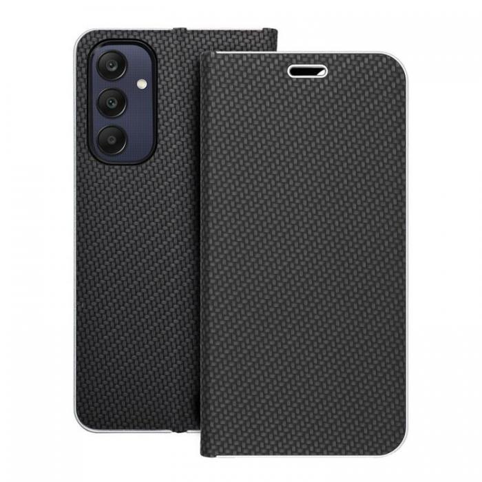 A-One Brand - Xiaomi Redmi Note 13 Pro Plus Plnboksfodral Luna Carbon - Svart