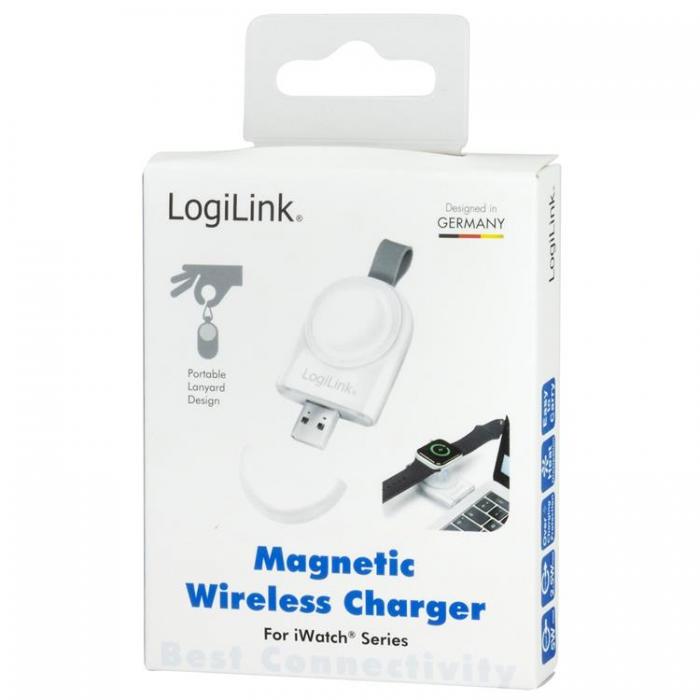 LogiLink - LogiLink Magnetisk Trdls Laddare fr iWatch 5W