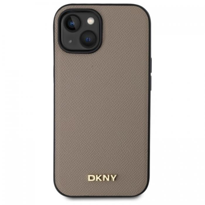 DKNY - DKNY iPhone 15 Mobilskal MagSafe Grained Metal Logo