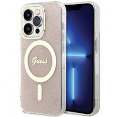 Guess - Guess iPhone 15 Pro Max Mobilskal Magsafe IML - Rosa