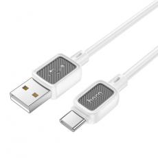 Hoco - Hoco USB-A Till USB-C Kabel 3A 1m X108 - Vit