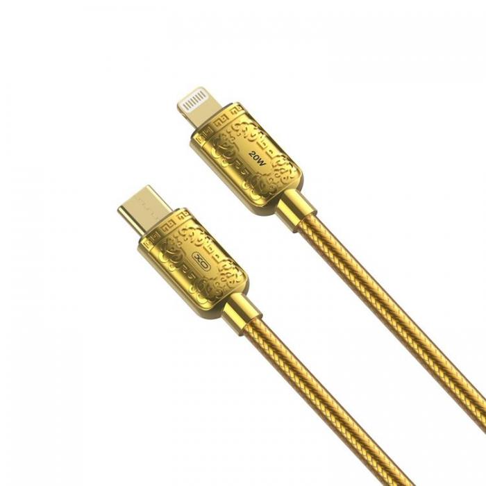 XO - XO USB-C till Lightning kabel 20W 1m PD NB-Q217A - Guld