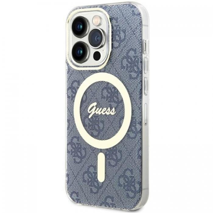 Guess - Guess iPhone 15 Pro Mobilskal Magsafe IML - Bl