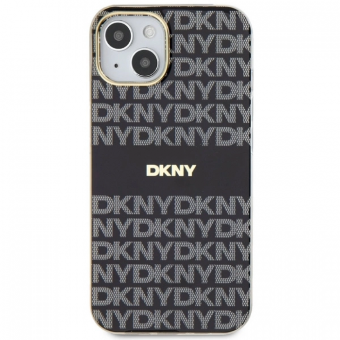 DKNY - DKNY iPhone 15/14 Plus Mobilskal Magsafe IML Mono & Stripe - Svart