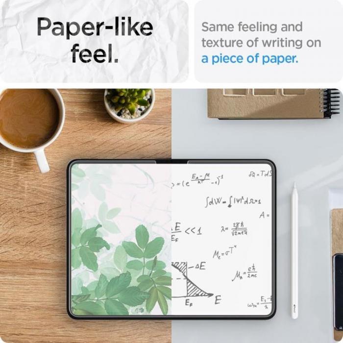 Spigen - Spigen iPad Pro 11 (2024) Hrdat Glas Skrmskydd Paper Touch