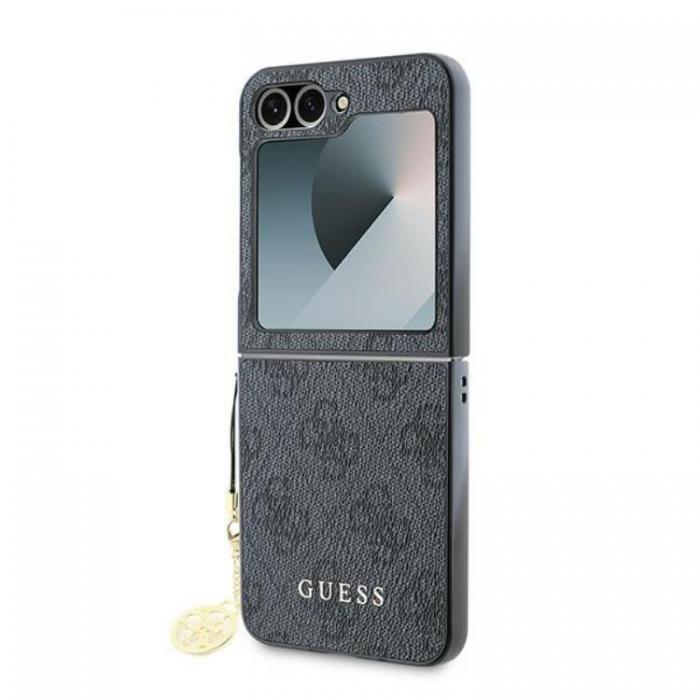 Guess - Guess Galaxy Z Flip 6 Mobilskal 4G Charm - Svart