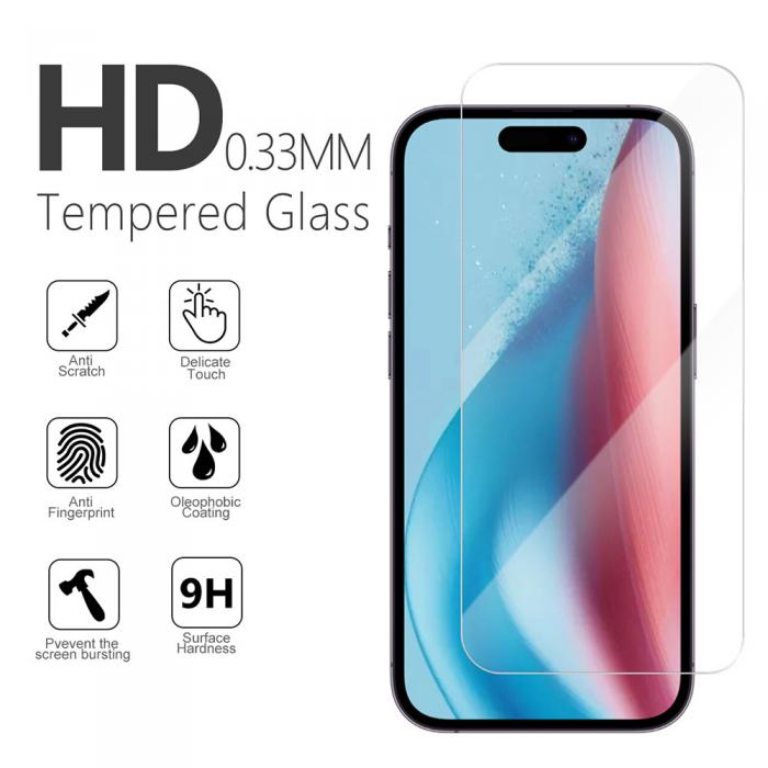 OEM - Skyddsglas Premium 2,5D fr iPhone 14 Pro - Hrdat