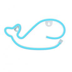 Forever Light - Forever Light LED Neon WHALE Bat + USB FLNE19 - Blå