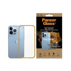 PanzerGlass - PanzerGlass iPhone 13 Pro Mobilskal Antibacterial - Transparent/Gul