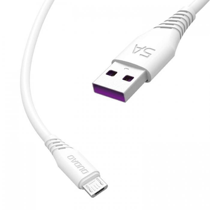 Dudao - Dudao USB-A/Micro-USB Kabel 5A 1m - Vit