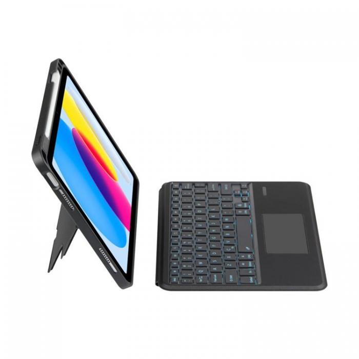 Tech-Protect - Tech-Protect iPad 10.9 (2022) Fodral SCMAG Pen + Keyboard - Svart