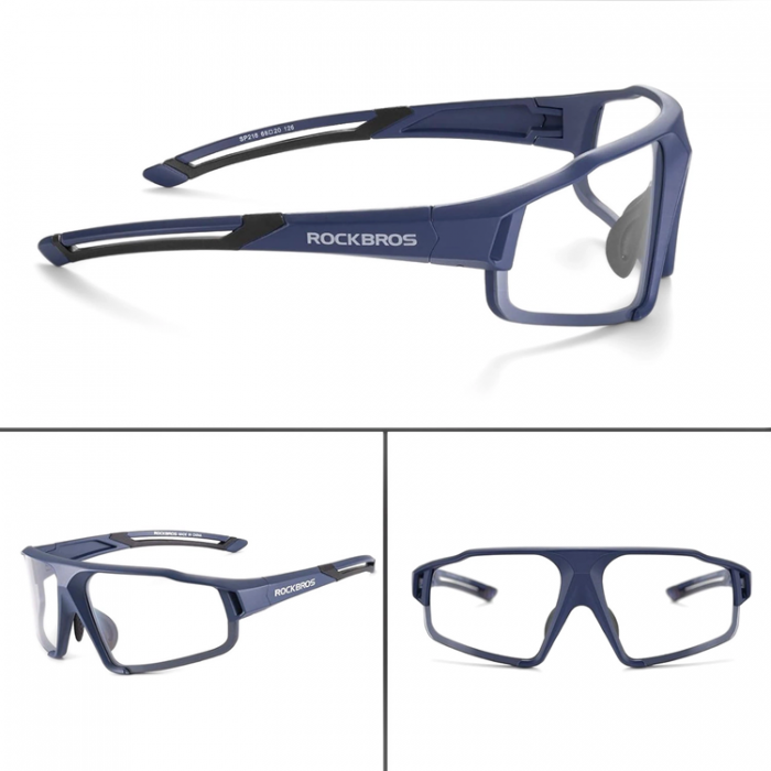 Rockbros - Rockbros SP216BL Photochromic UV400 Cykelglasgon - Bl