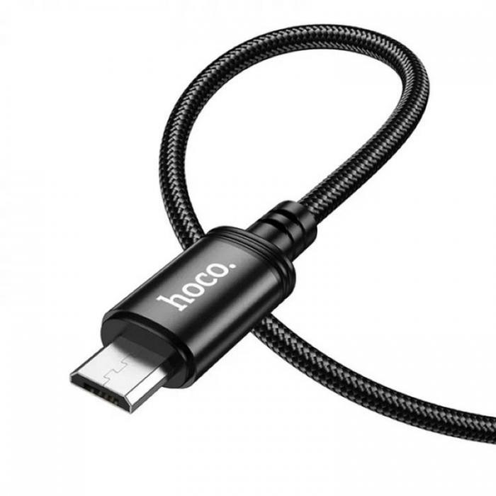 Hoco - Hoco Kabel USB-A till Micro-USB 2.4A 3m X91 - Svart