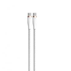 Devia - Devia USB-C Till USB-C 60W Kabel 3A 1.5m Star EC320 PD Vit