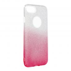 OEM - Forcell SHINING skal till iPhone 7/8 clear/Rosa