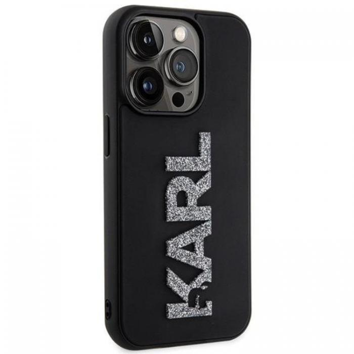 KARL LAGERFELD - Karl Lagerfeld iPhone 15 Pro Max Mobilskal 3D Glitter Logo