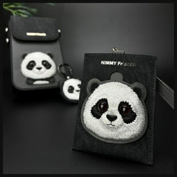 NIMMY - Nimmy Korthllare Big Eyed Pet 2.0 Panda - Svart