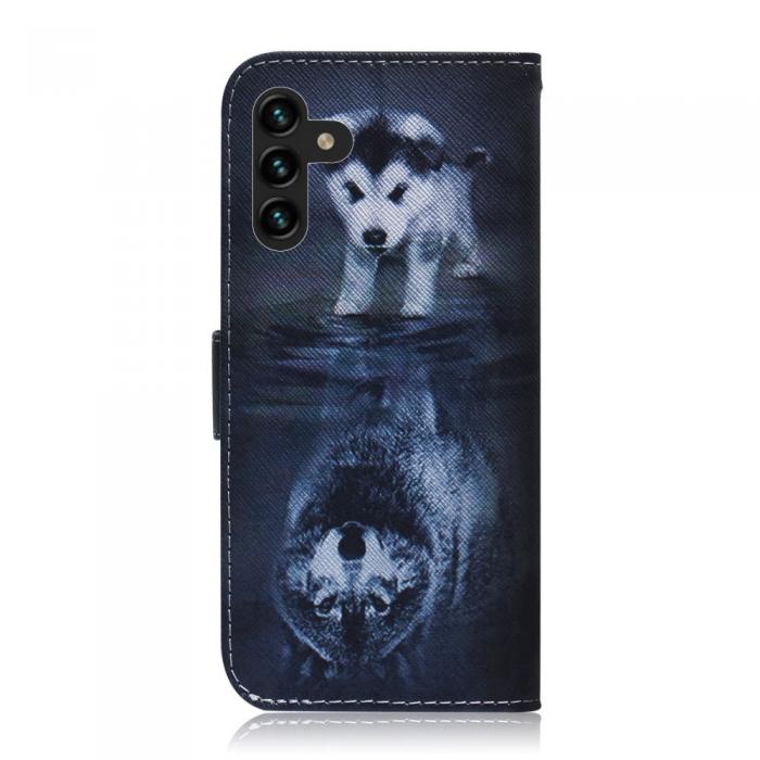 A-One Brand - Galaxy A13 5G Fodral - Dog and Wolf