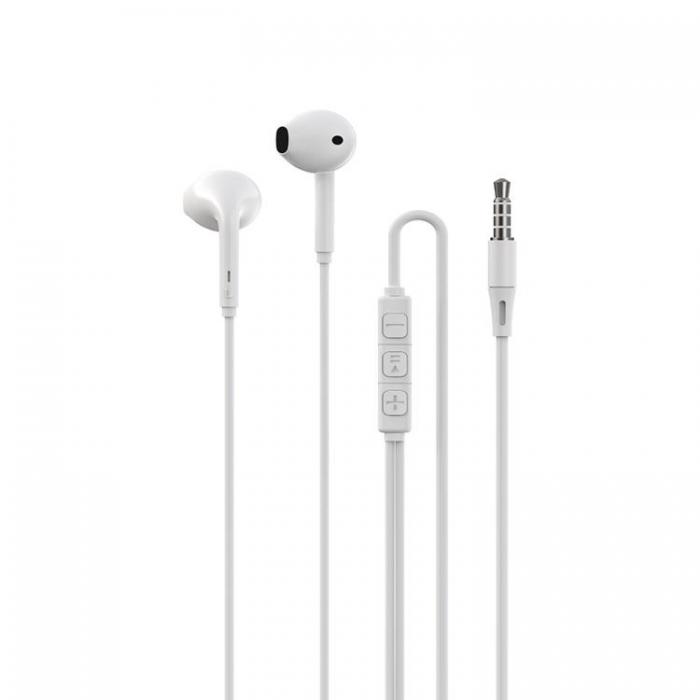 Devia - Devia In-Ear Trdbundna Hrlurar Jack 3.5mm Kintone A3 - Vit