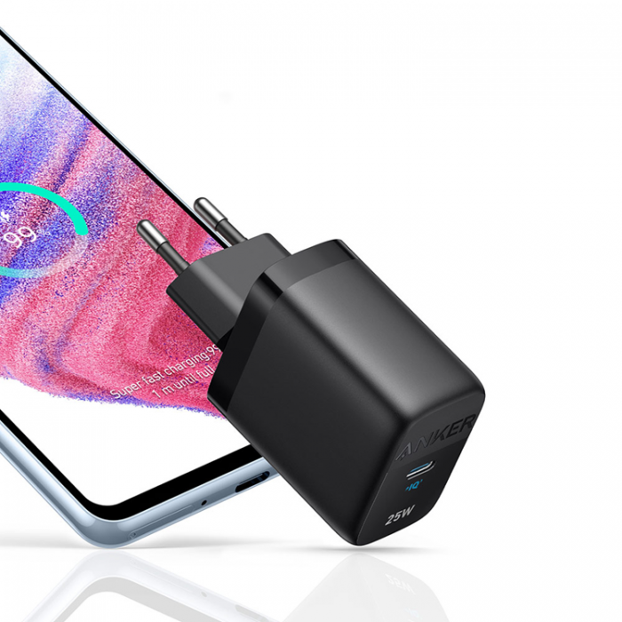 Anker - Anker Vggladdare 25W USB-C Ace 2 312 - Svart