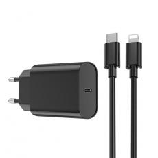 WIWU - WIWU Snabbladdare 20W USB-C med Lightning Kabel PD Wi-U001