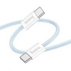 Hoco - Hoco USB-C till USB-C kabel 1m 60W X104 3A - Blå