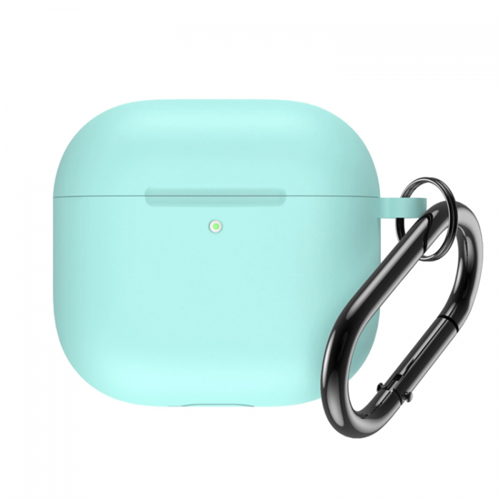 A-One Brand - Airpods 4 Skal Silikon med Carabiner - Grn