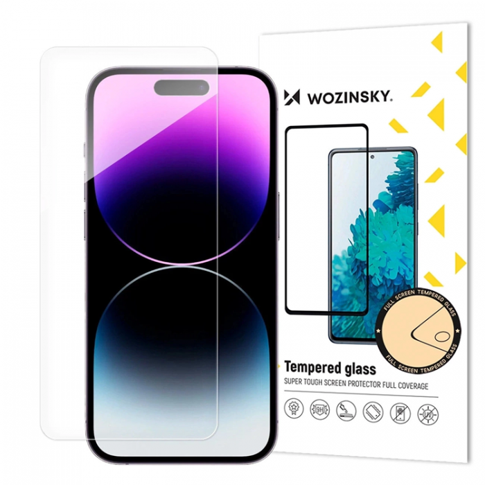 Wozinsky - Wozinsky Galaxy S25 Ultra Hrdat glas Skrmskydd Flexible Nano - Clear