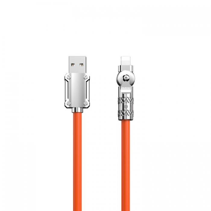 Dudao - Dudao Kablar USB-A Till Lightning (1m) Angled - Orange