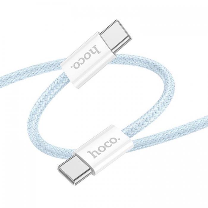 Hoco - Hoco USB-C till USB-C kabel 1m 60W X104 3A - Bl